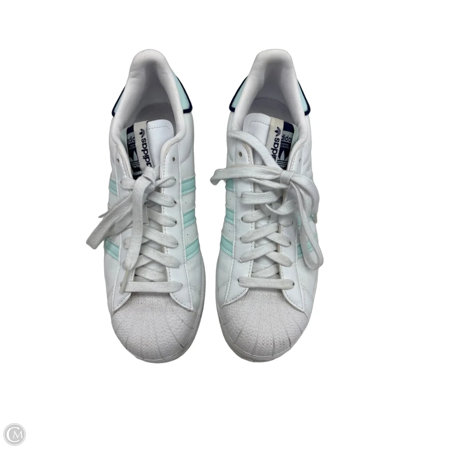 Shoes Sneakers By Adidas In Green & White, Size: 9.5