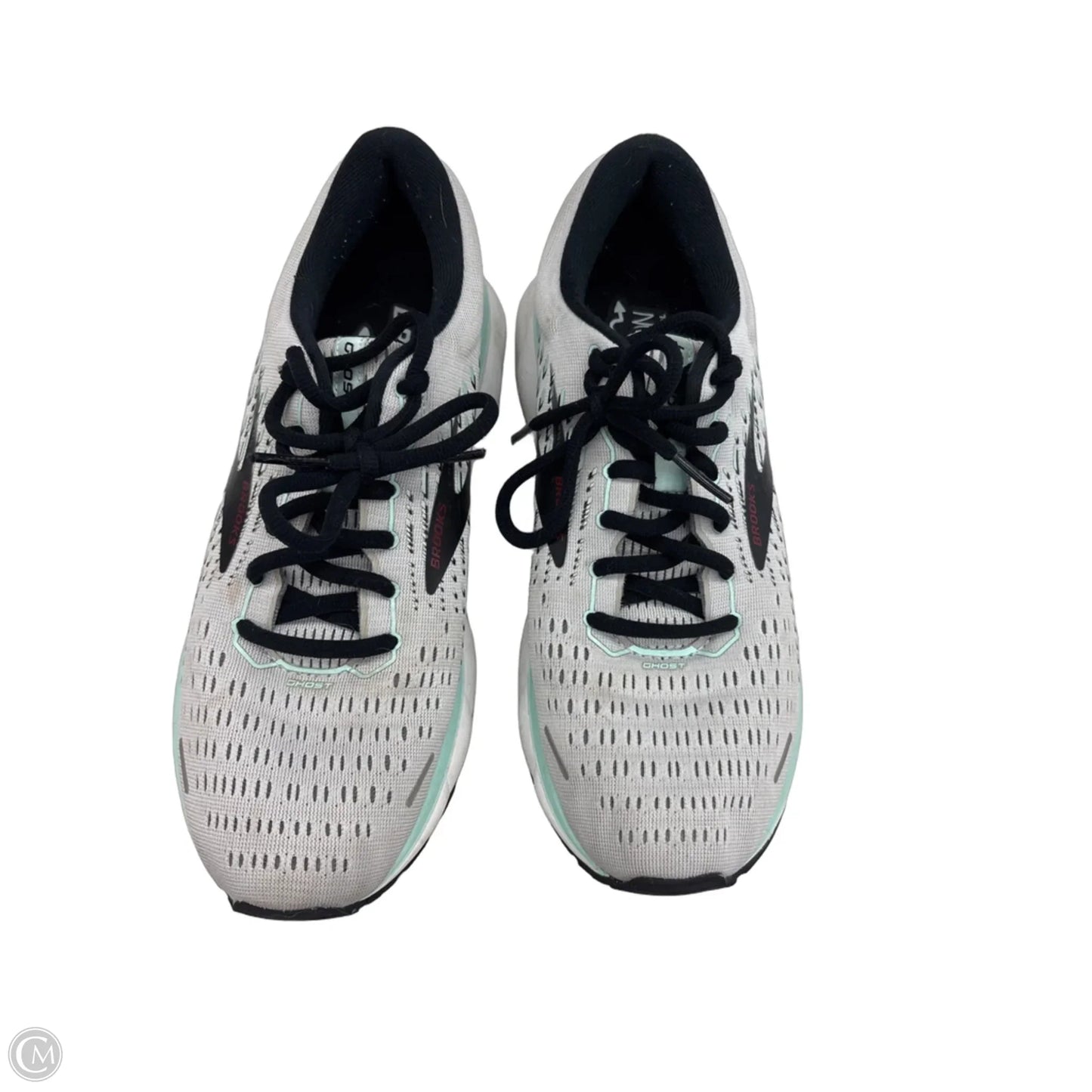 Shoes Athletic By Brooks In Black & Grey, Size: 10
