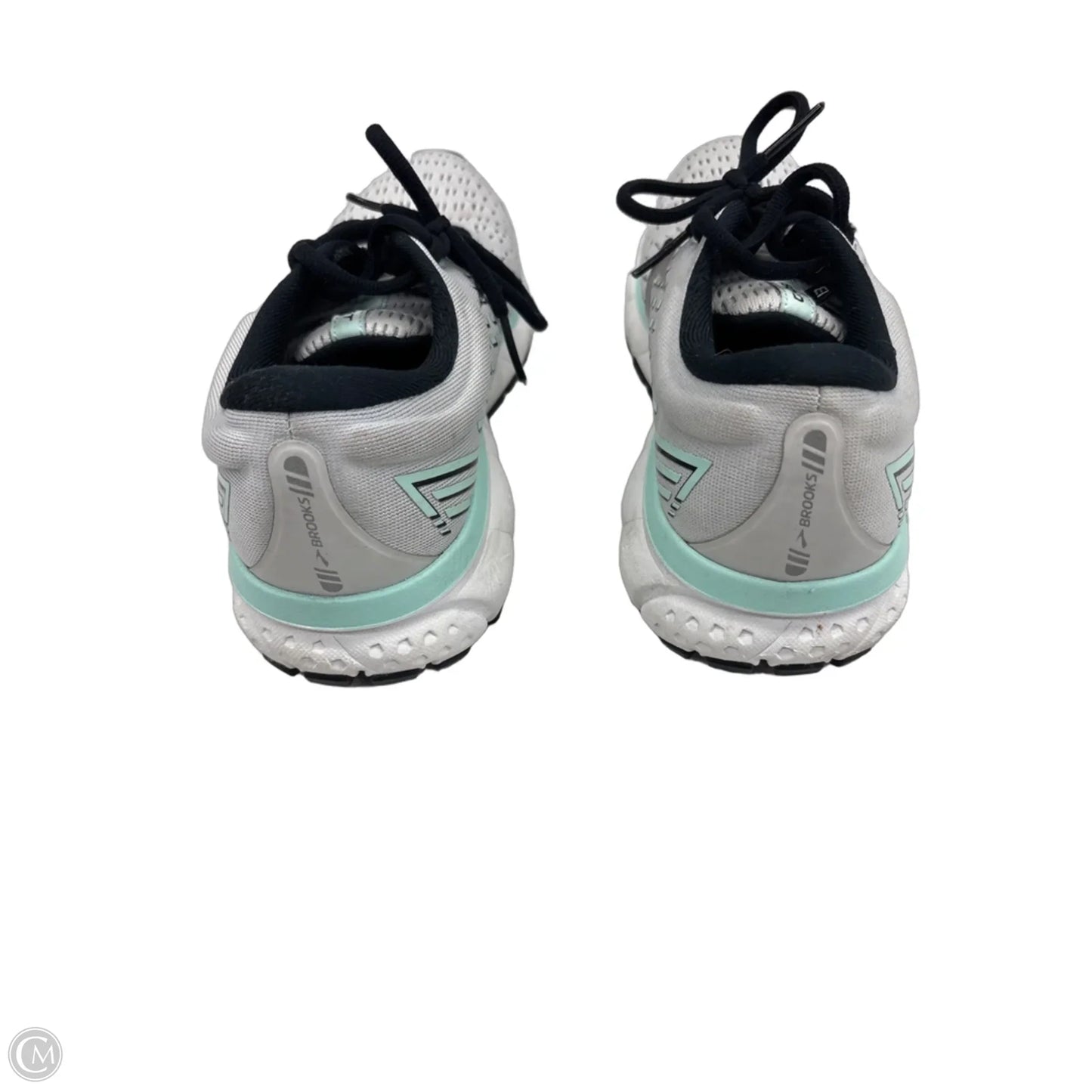 Shoes Athletic By Brooks In Black & Grey, Size: 10