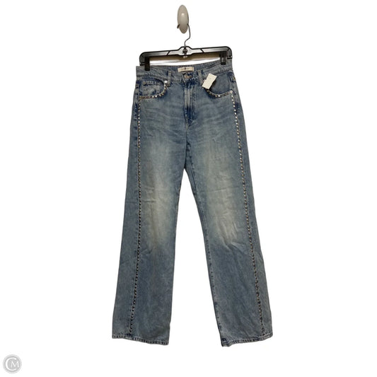 Jeans Straight By 7 For All Mankind In Blue Denim, Size: 4