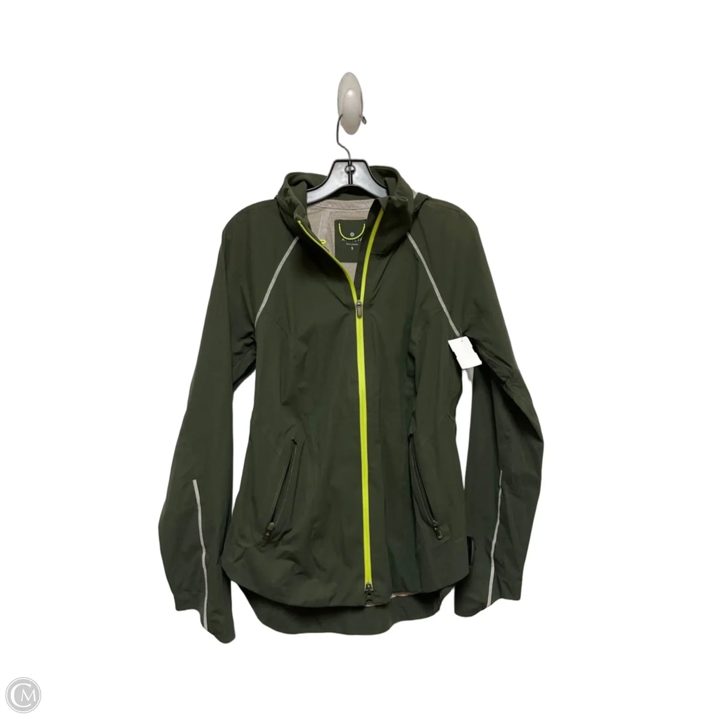 Athletic Jacket By Athleta In Green, Size: S
