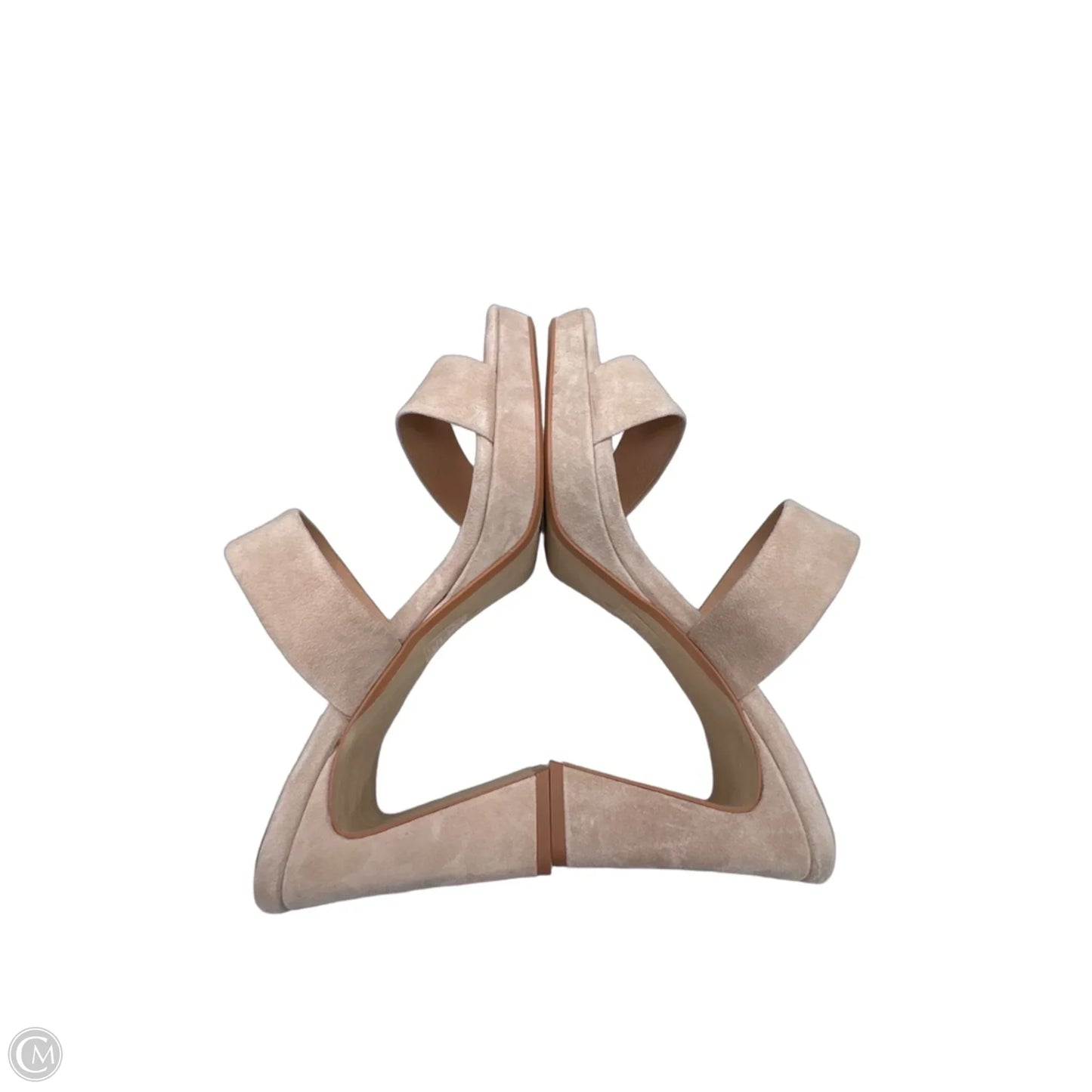 Sandals Heels Block By Jeffrey Campbell In Tan, Size: 9