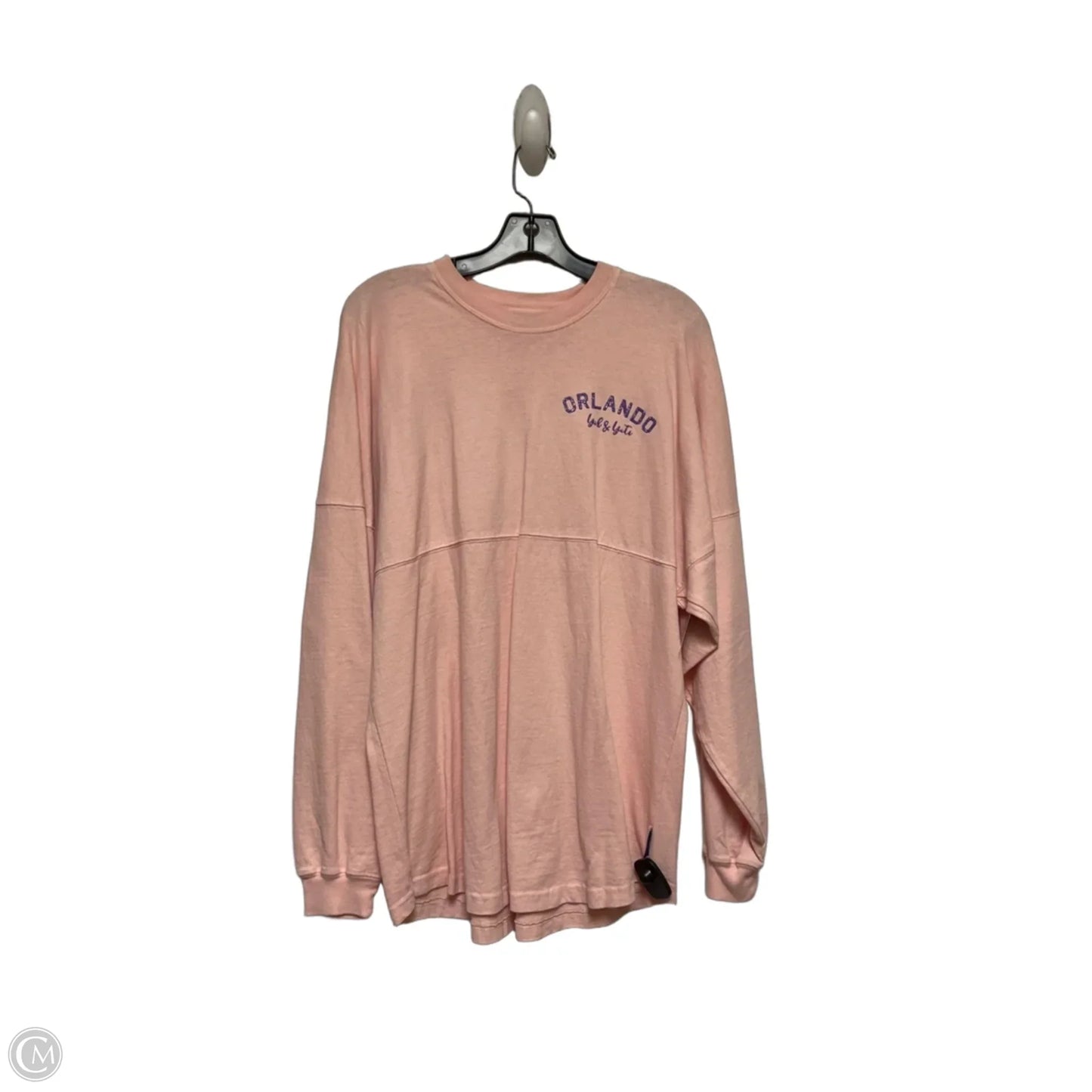 Top Long Sleeve By Clothes Mentor In Pink & Purple, Size: S