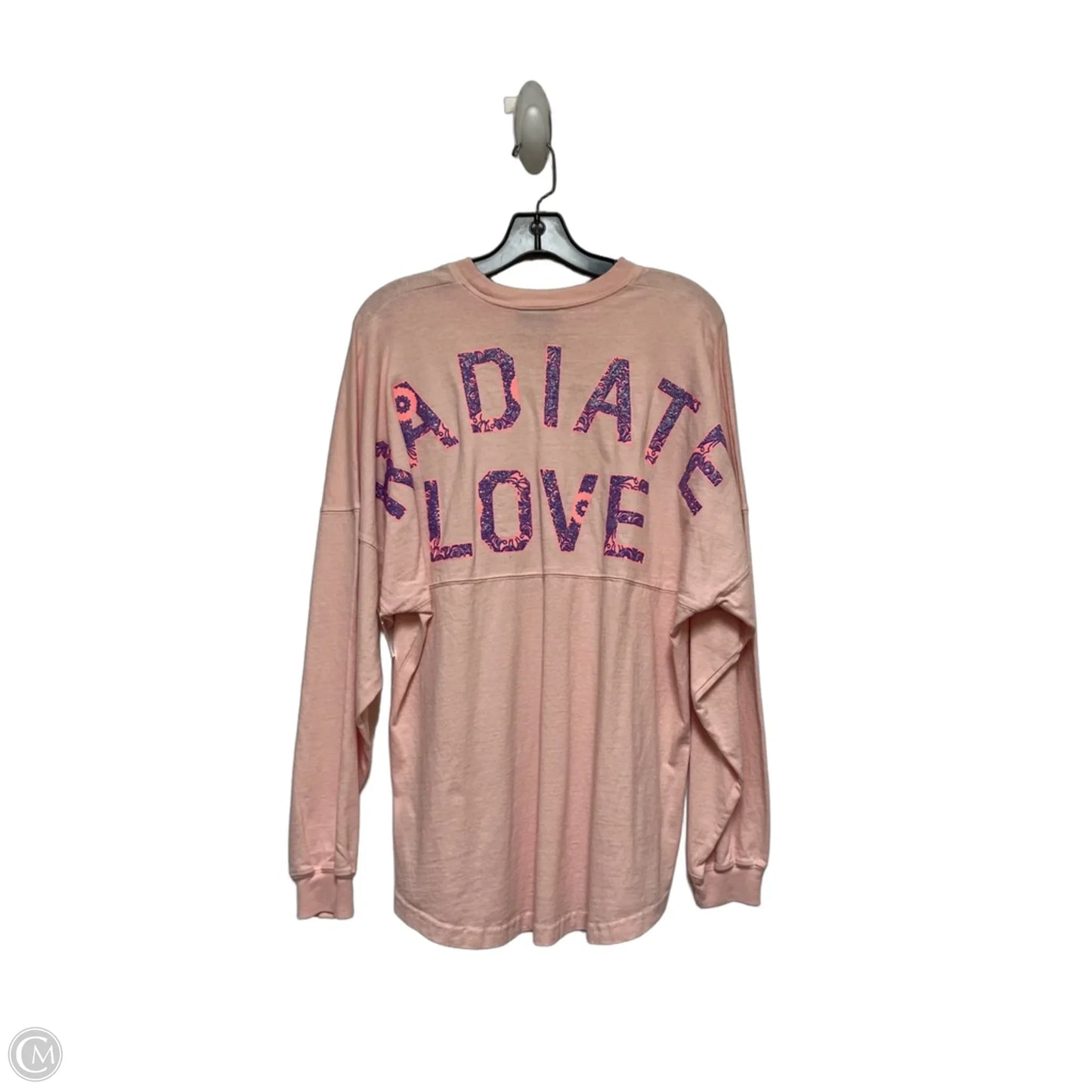 Top Long Sleeve By Clothes Mentor In Pink & Purple, Size: S