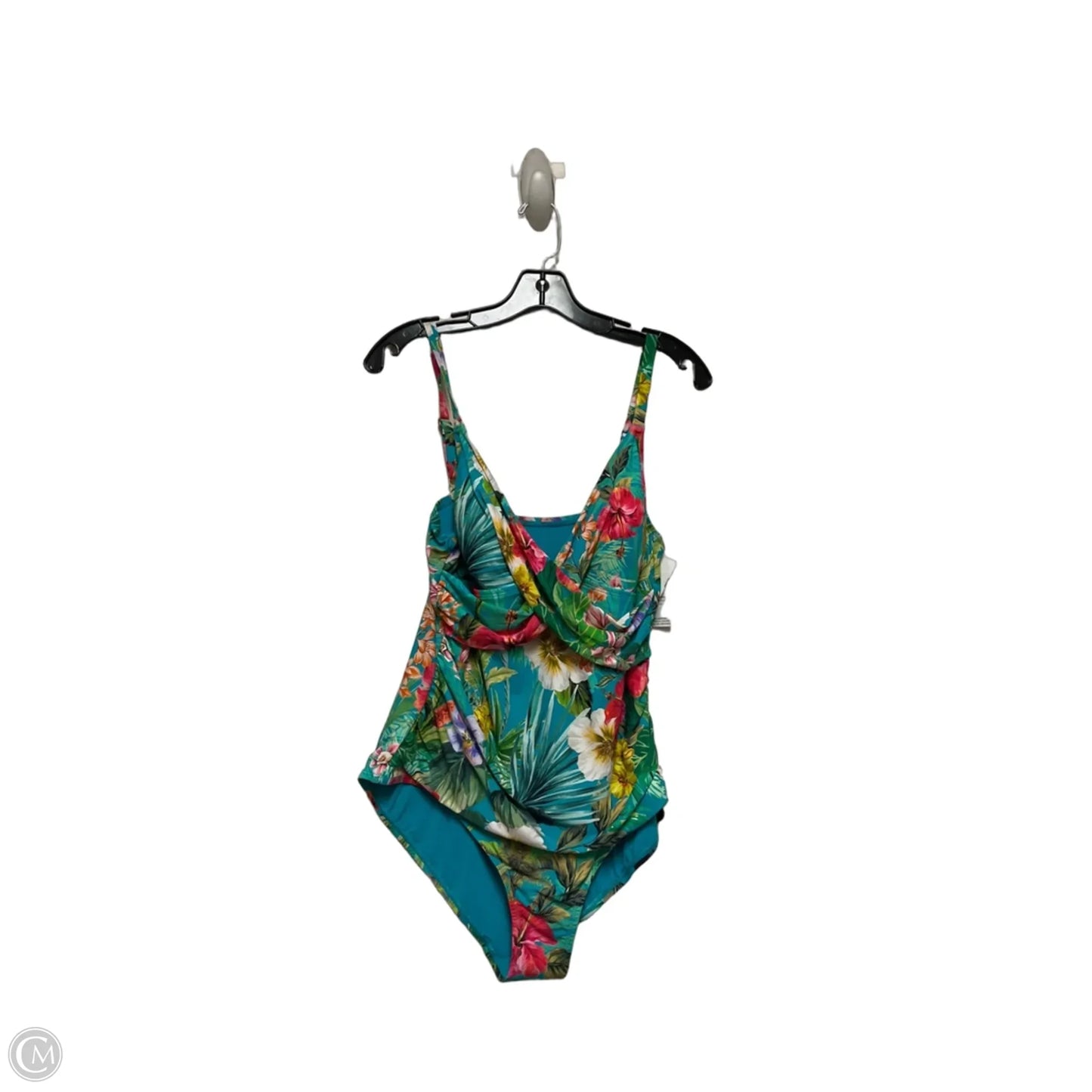 Swimsuit By Jantzen In Tropical Print, Size: Xl