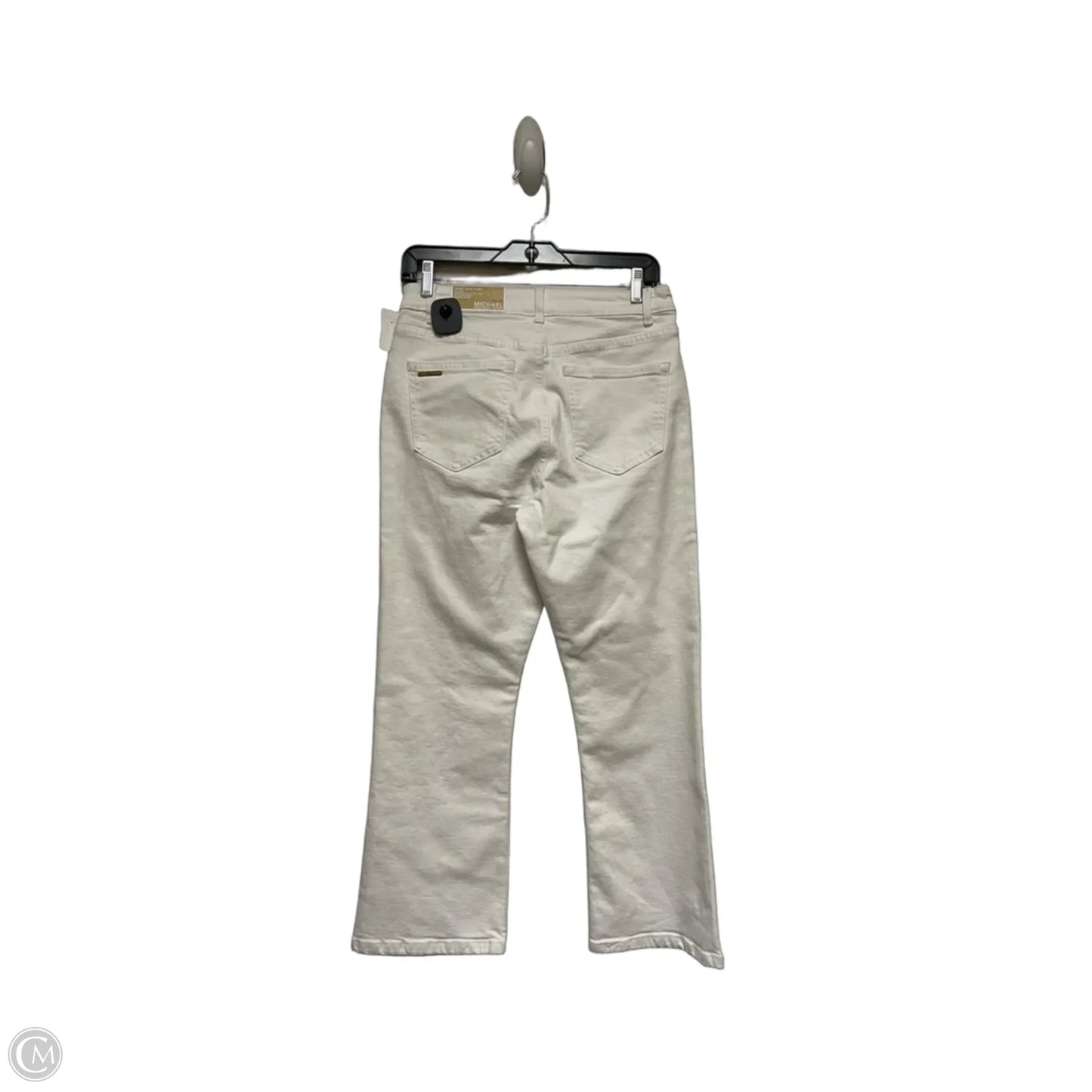 Jeans Cropped By Michael By Michael Kors In White, Size: 4