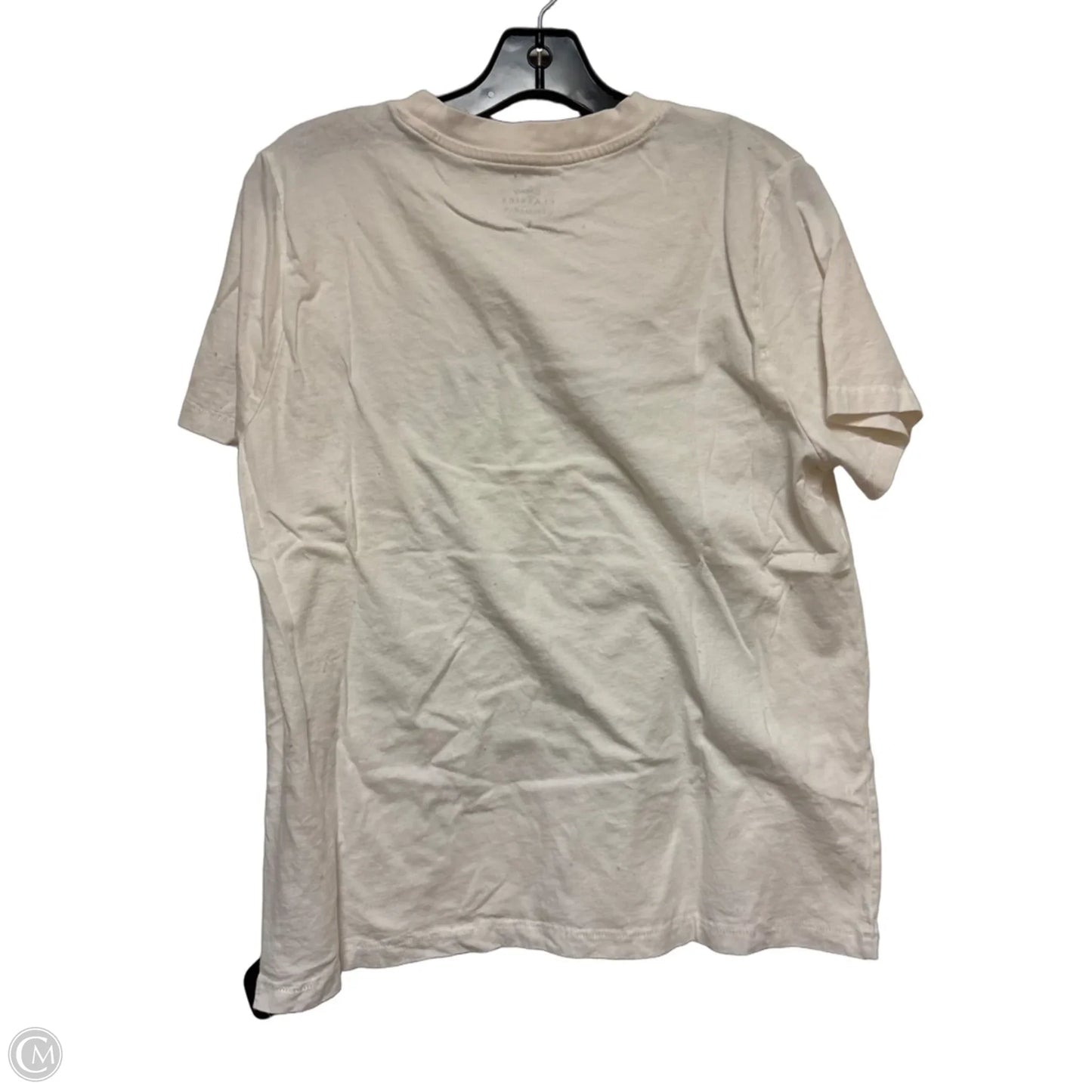 Top Short Sleeve Basic By Primark In Blue & White, Size: L
