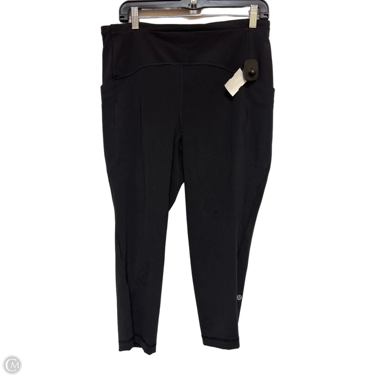 Athletic Leggings Capris By Lululemon In Black, Size: 12
