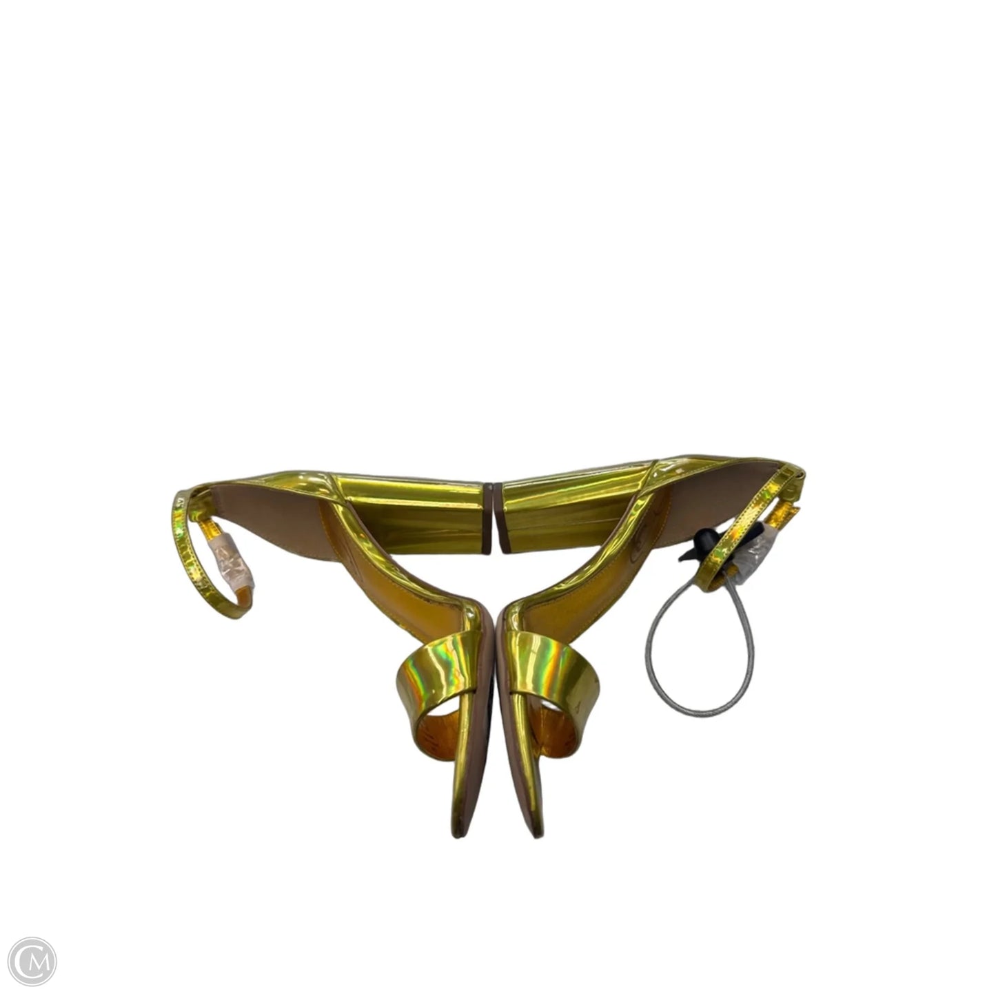 Sandals Heels Block By Sam Edelman In Yellow, Size: 8