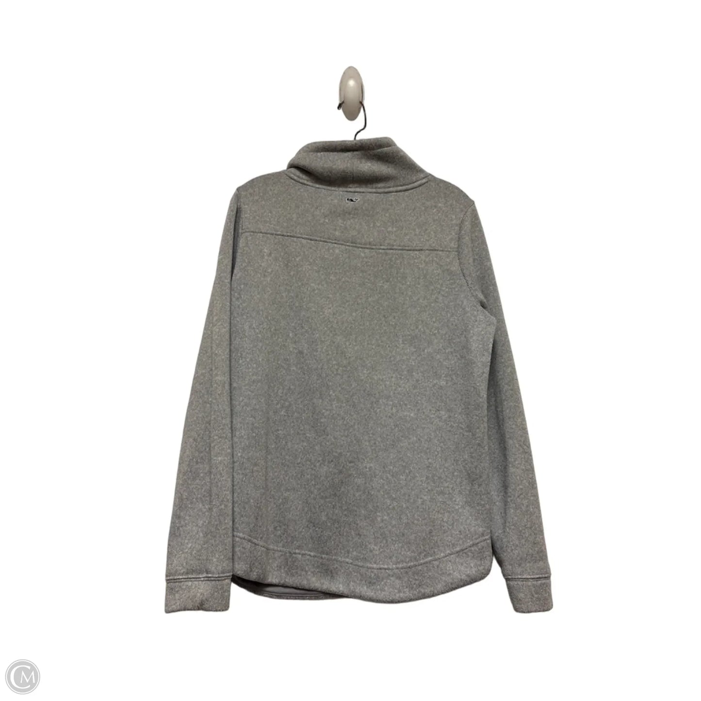 Sweatshirt Collar By Vineyard Vines In Grey, Size: M
