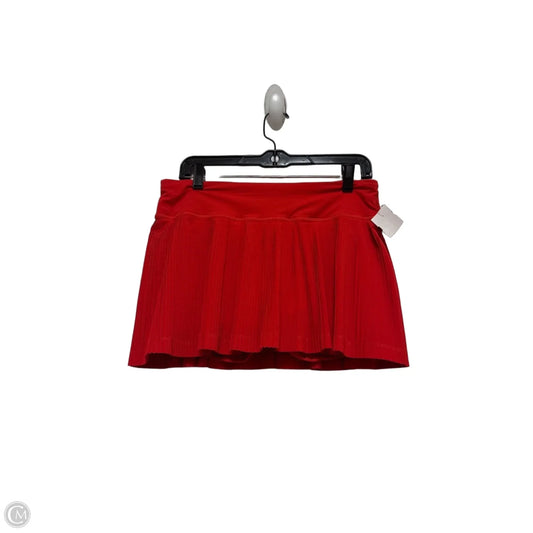 Athletic Skort By Lululemon In Red, Size: 8