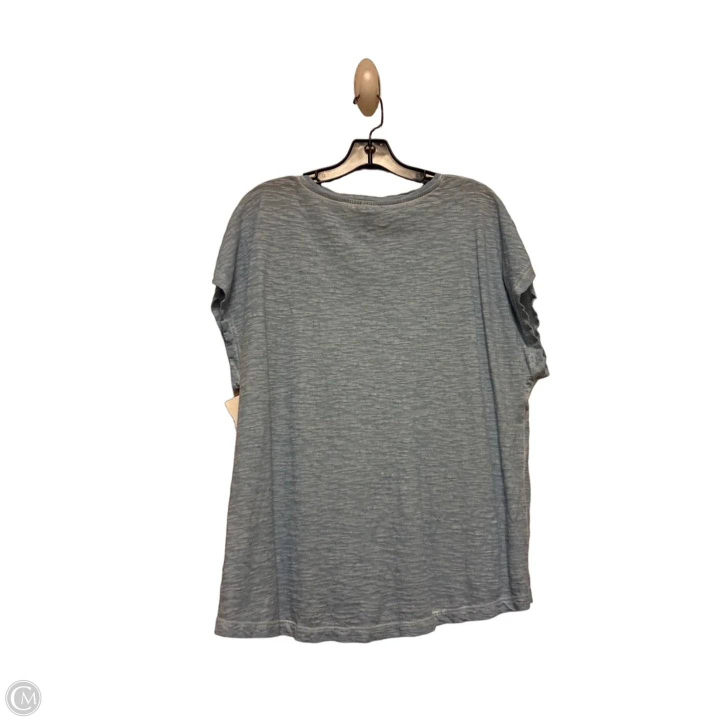 Top Short Sleeve By Chicos In Blue, Size: L