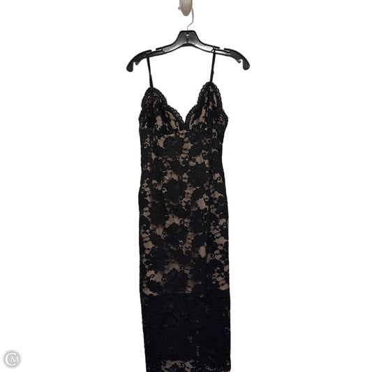 Dress Casual Midi By Bardot In Black, Size: M
