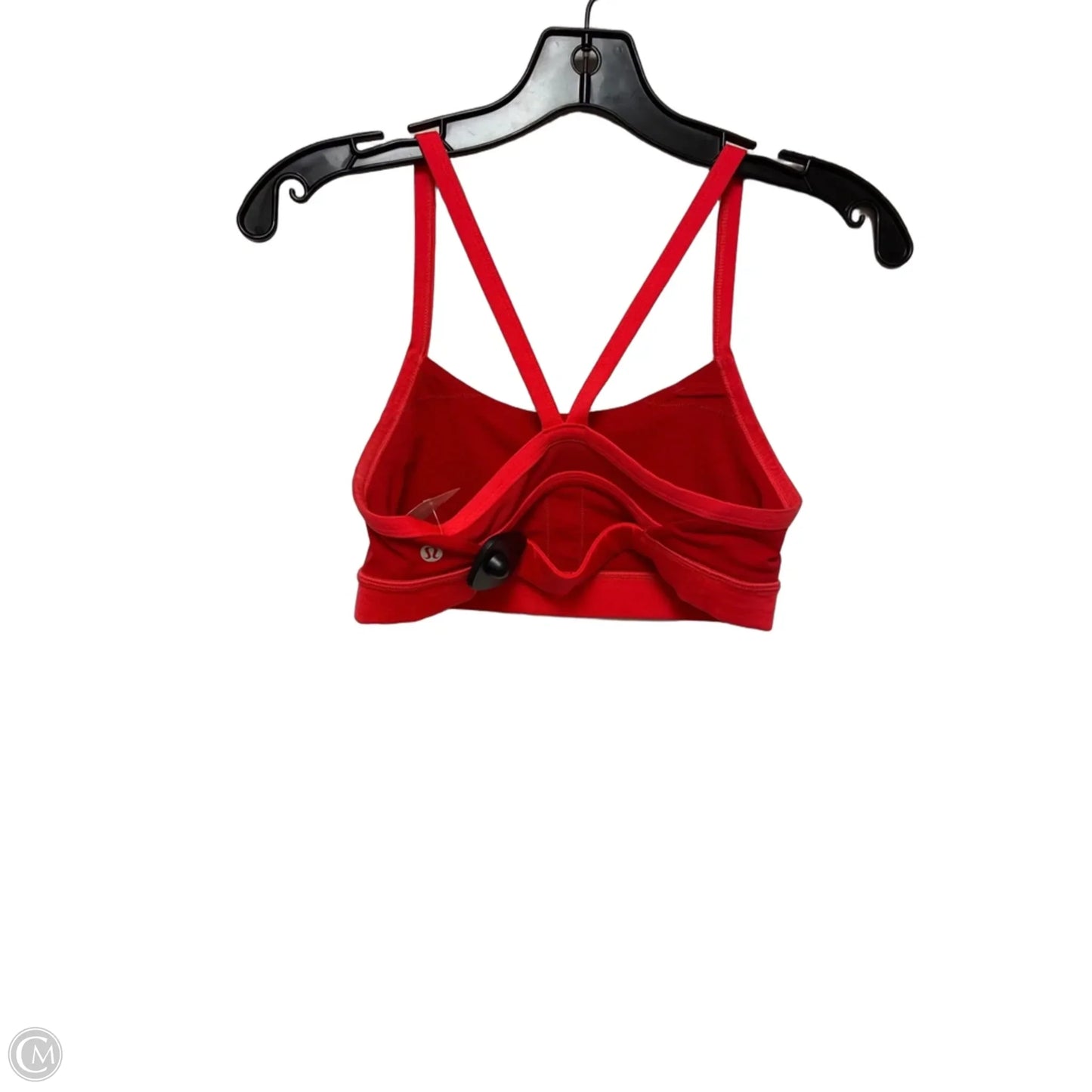 Athletic Bra By Lululemon In Orange & Red, Size: 6