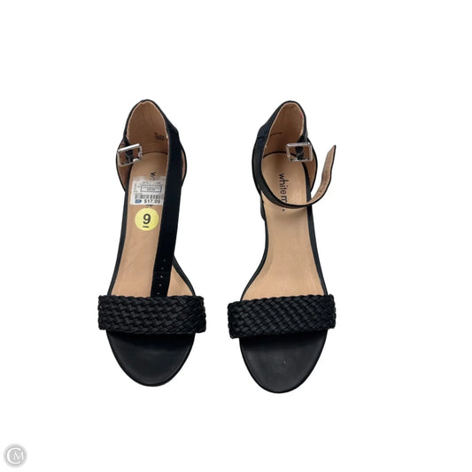 Sandals Heels Block By White Mountain In Black, Size: 9