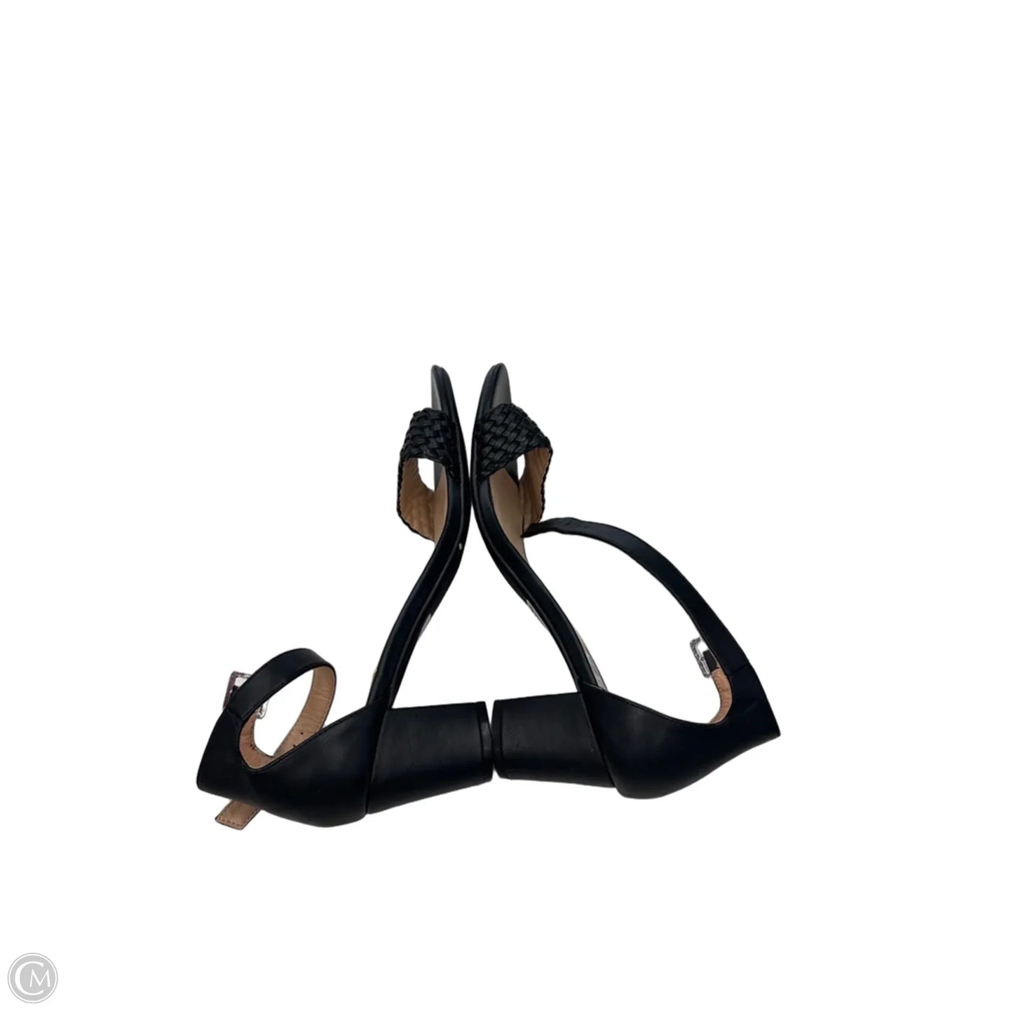 Sandals Heels Block By White Mountain In Black, Size: 9