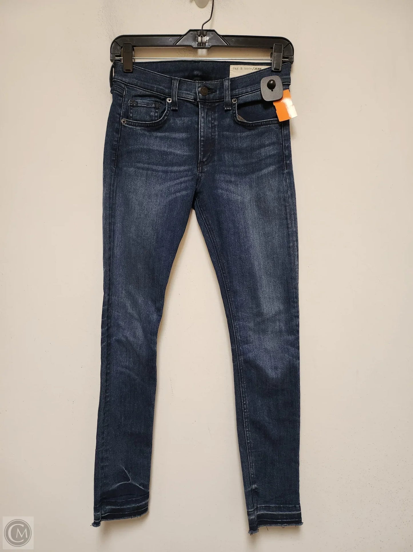 Jeans Skinny By Rag & Bones Jeans In Blue Denim, Size: 4