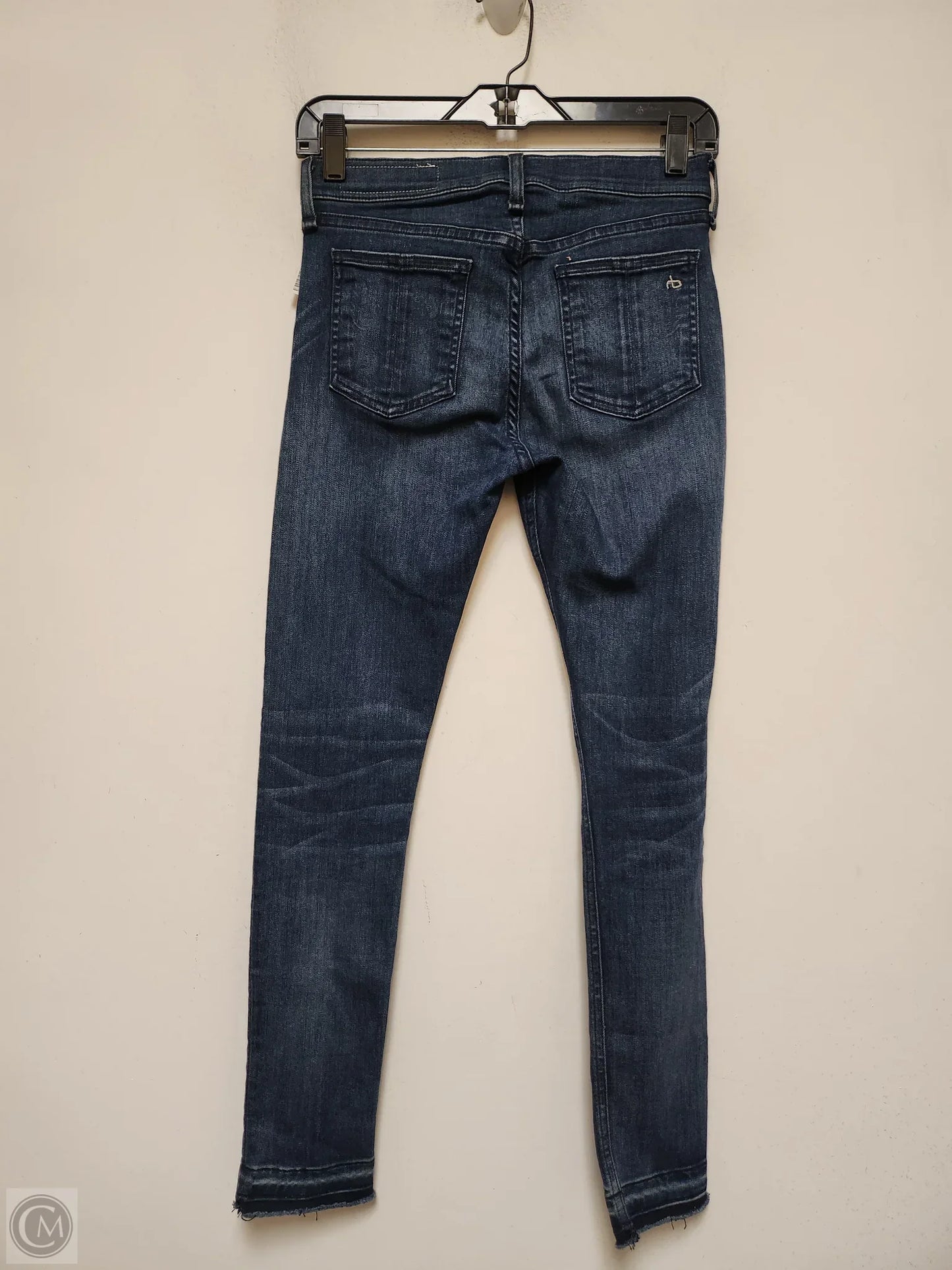 Jeans Skinny By Rag & Bones Jeans In Blue Denim, Size: 4