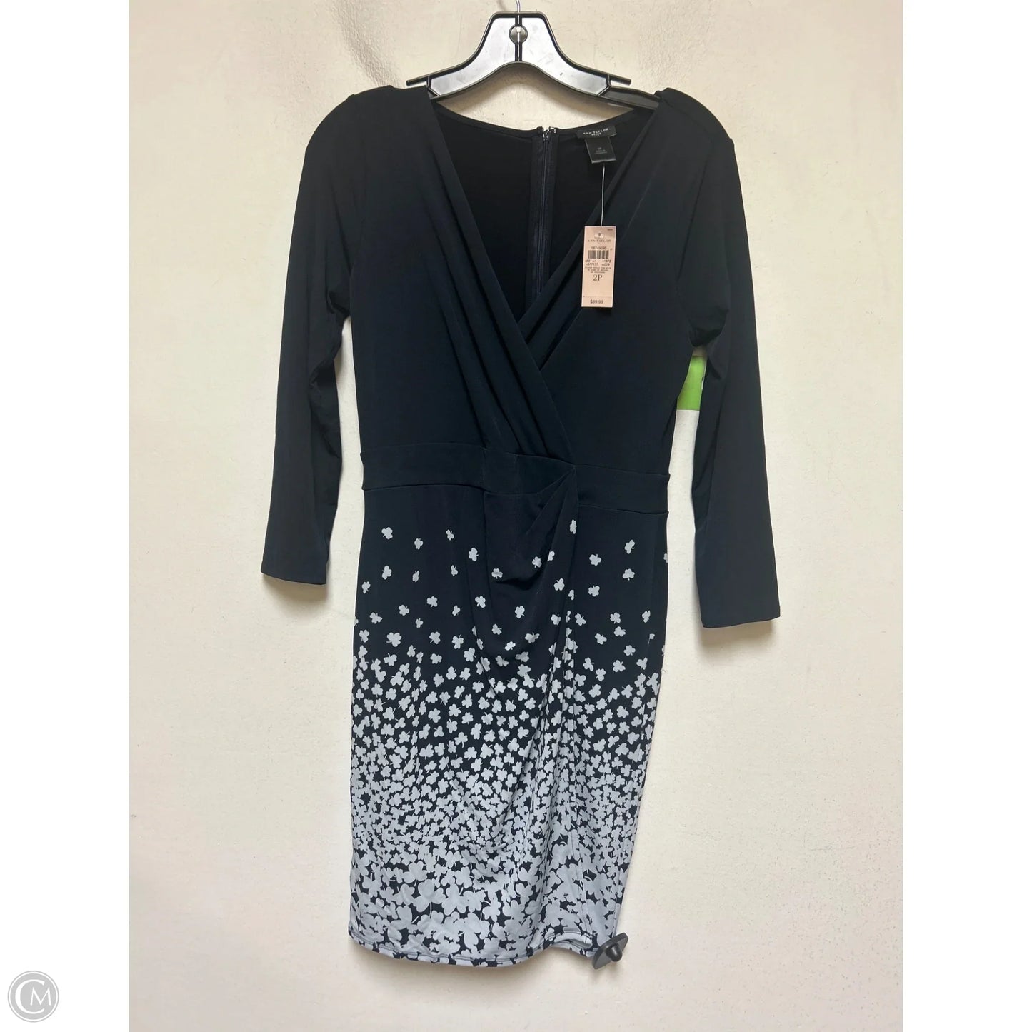 Dress Casual Short By Ann Taylor In Navy, Size: Xs