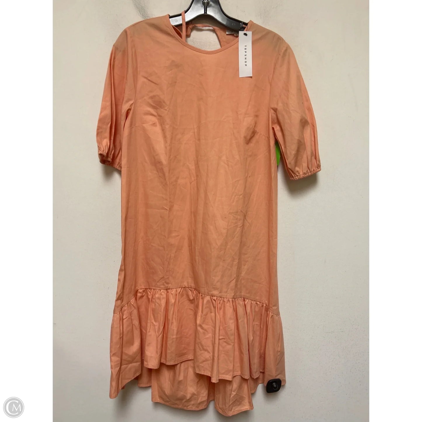 Dress Casual Short By Top Shop In Orange, Size: S