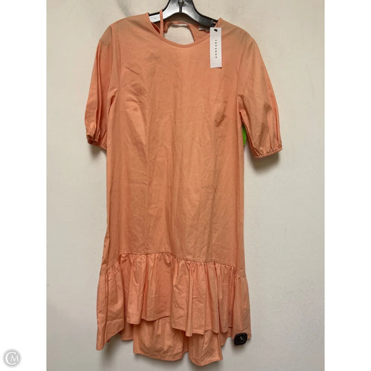 Dress Casual Short By Top Shop In Orange, Size: S