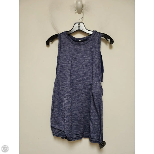 Athletic Tank Top By Lululemon In Navy, Size: 8