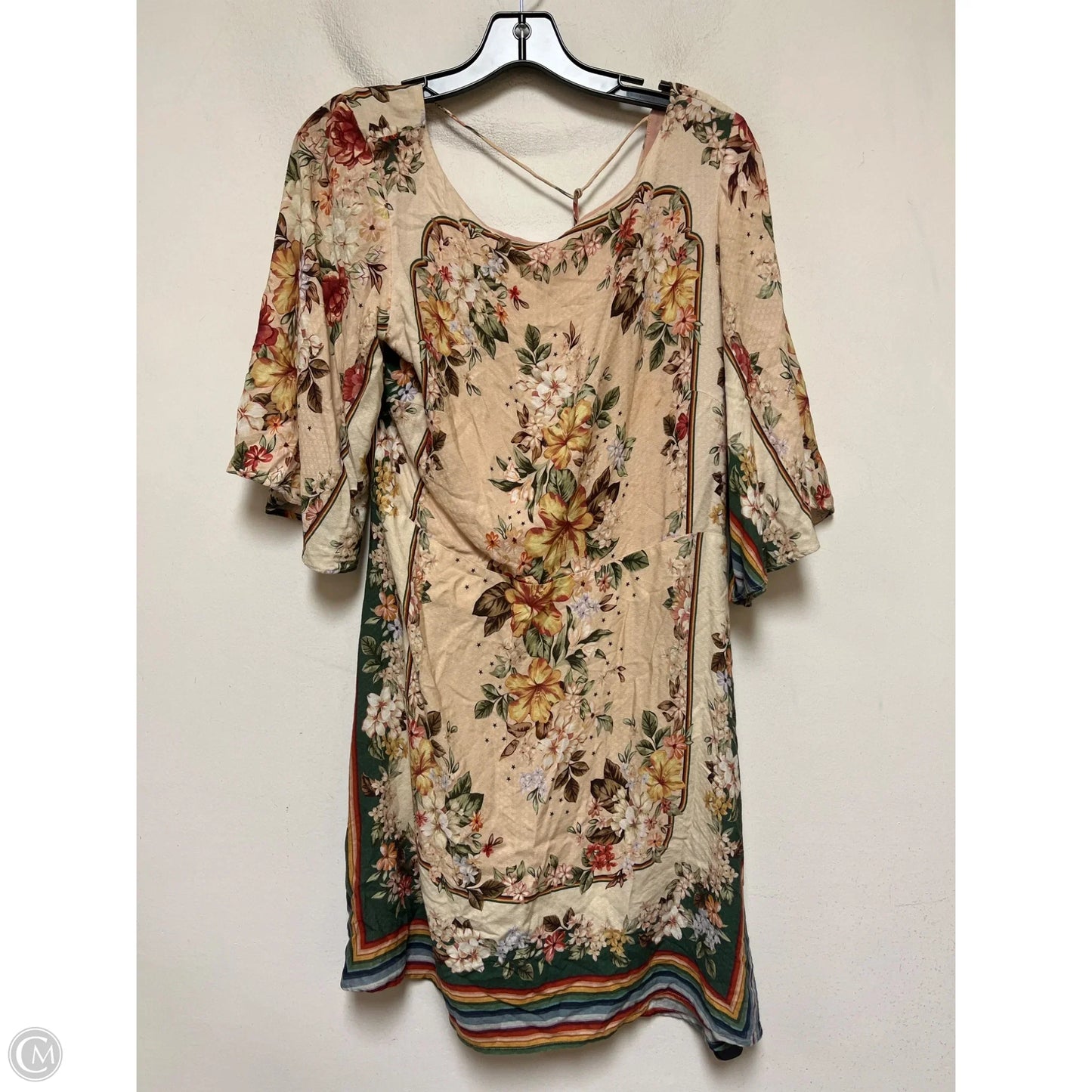 Dress Casual Short By Farm Rio In Floral Print, Size: M