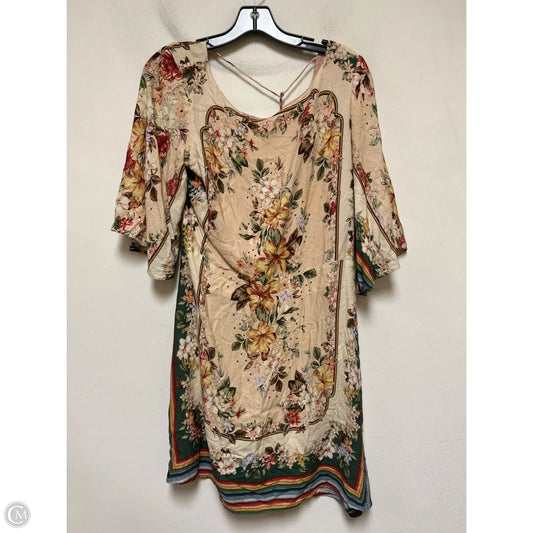 Dress Casual Short By Farm Rio In Floral Print, Size: M