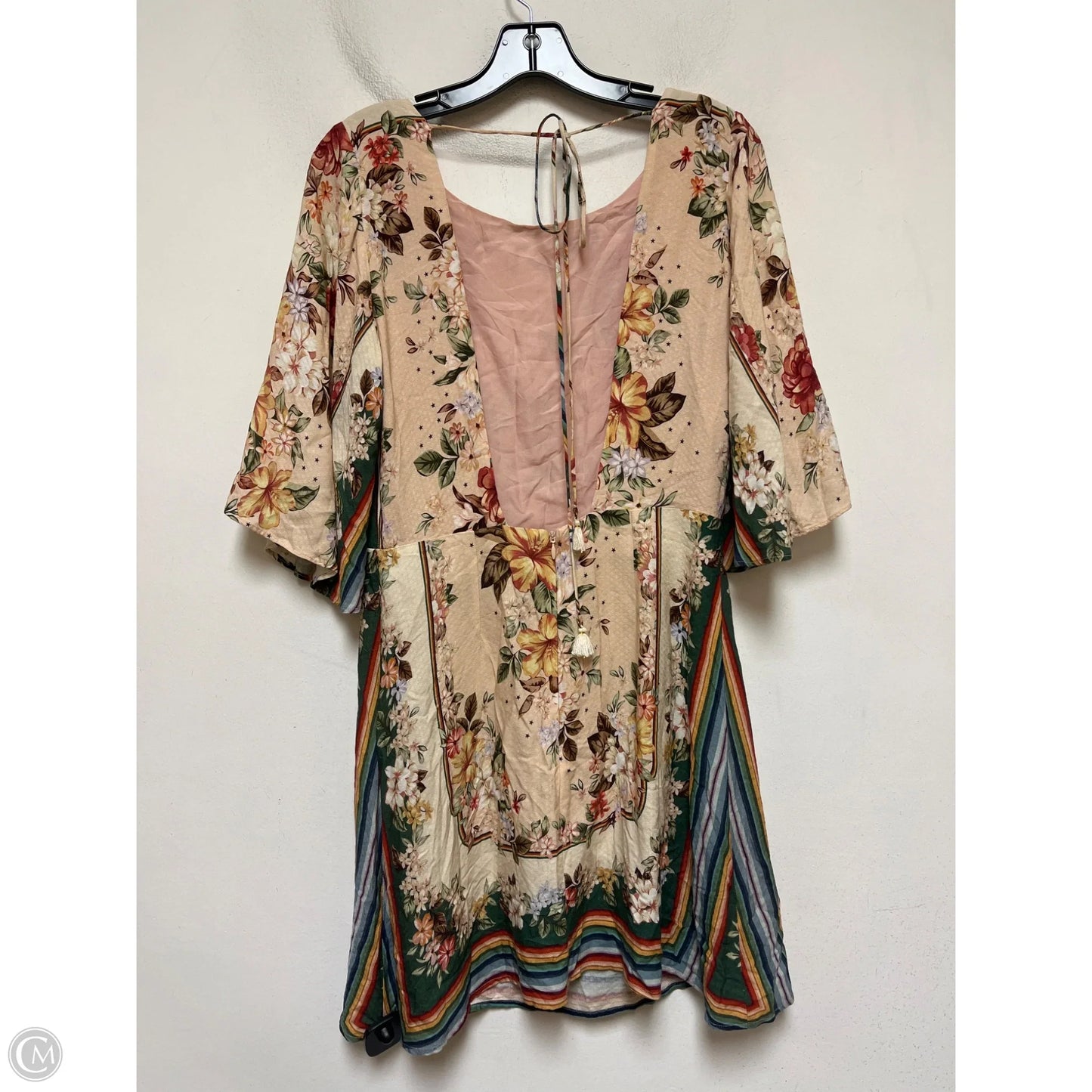 Dress Casual Short By Farm Rio In Floral Print, Size: M