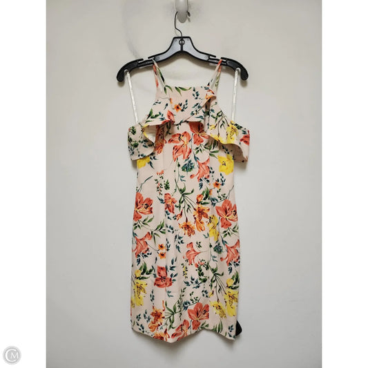 Dress Casual Short By Guess In Floral Print, Size: 2
