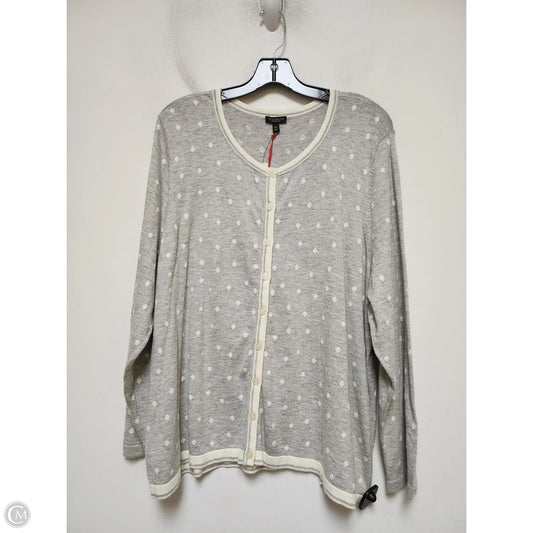 Cardigan By Talbots In Polkadot Pattern, Size: 3x