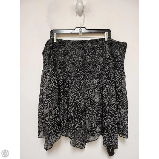Top Long Sleeve By Torrid In Animal Print, Size: 1x
