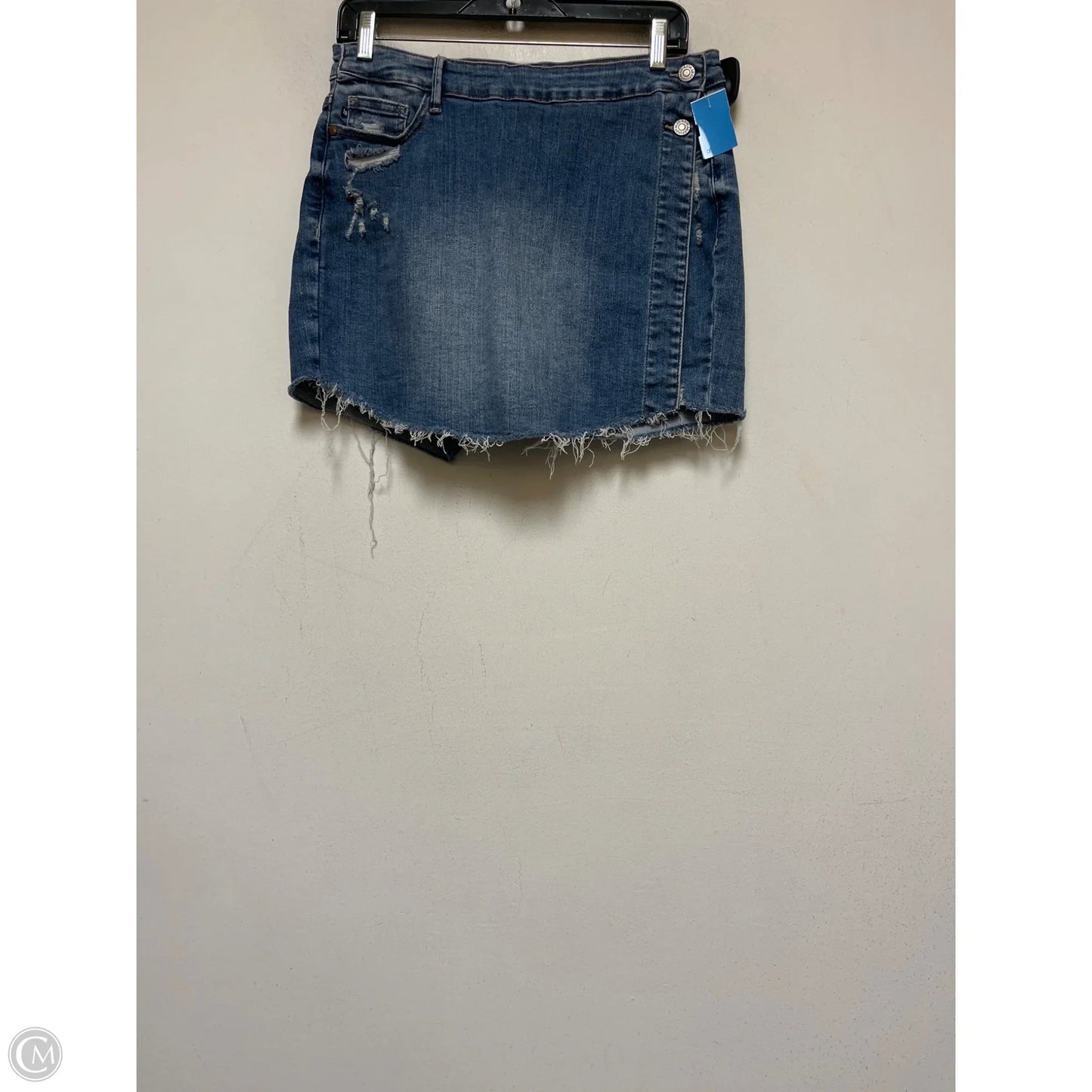 Skort By Judy Blue In Blue Denim, Size: 12