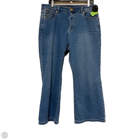 Jeans Designer By Michael Kors In Blue Denim, Size: 14