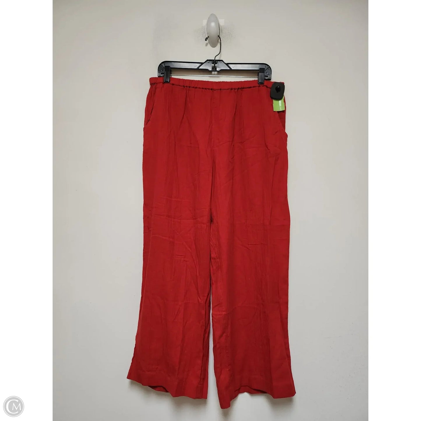 Pants Wide Leg By J. Crew In Red, Size: L