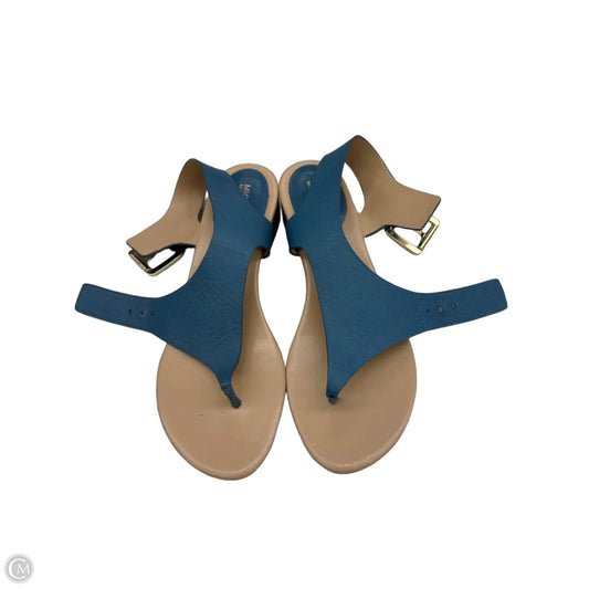 Sandals Heels Block By Michael By Michael Kors In Blue, Size: 7