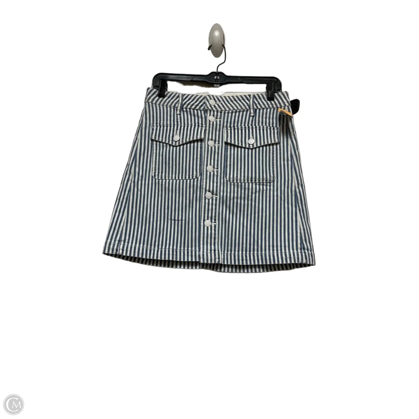 Skirt Maxi By Loft In Striped Pattern, Size: 2