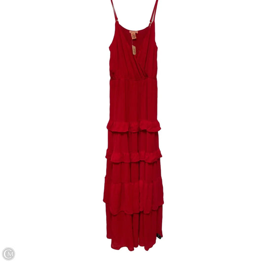 Dress Casual Maxi By Flying Tomato In Red, Size: M