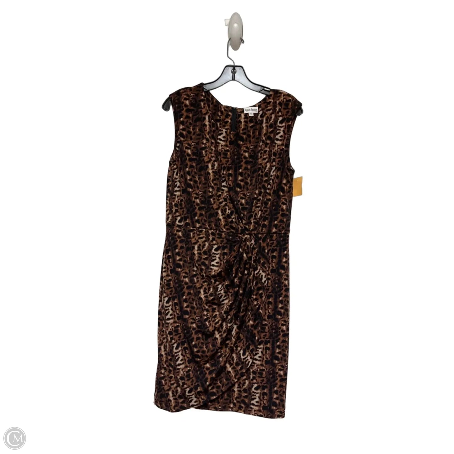 Dress Casual Short By Marvin Richards In Animal Print, Size: M