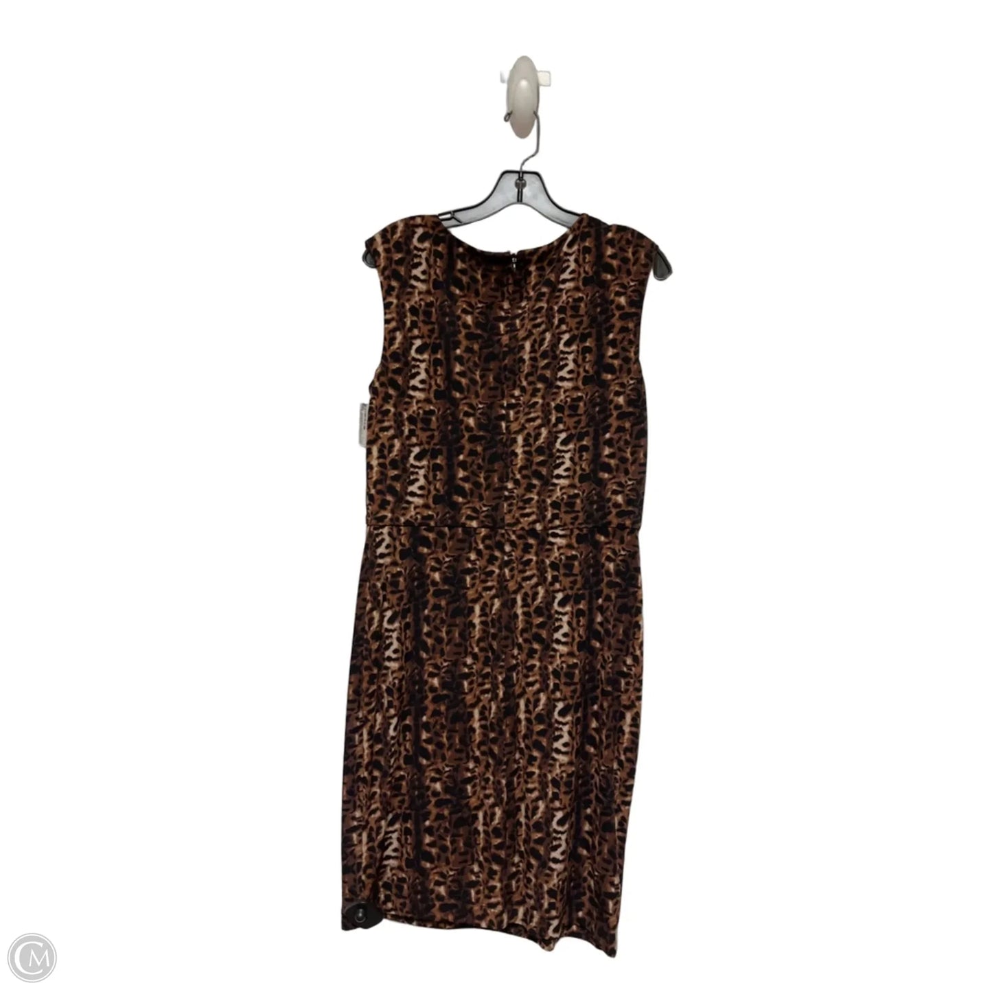 Dress Casual Short By Marvin Richards In Animal Print, Size: M