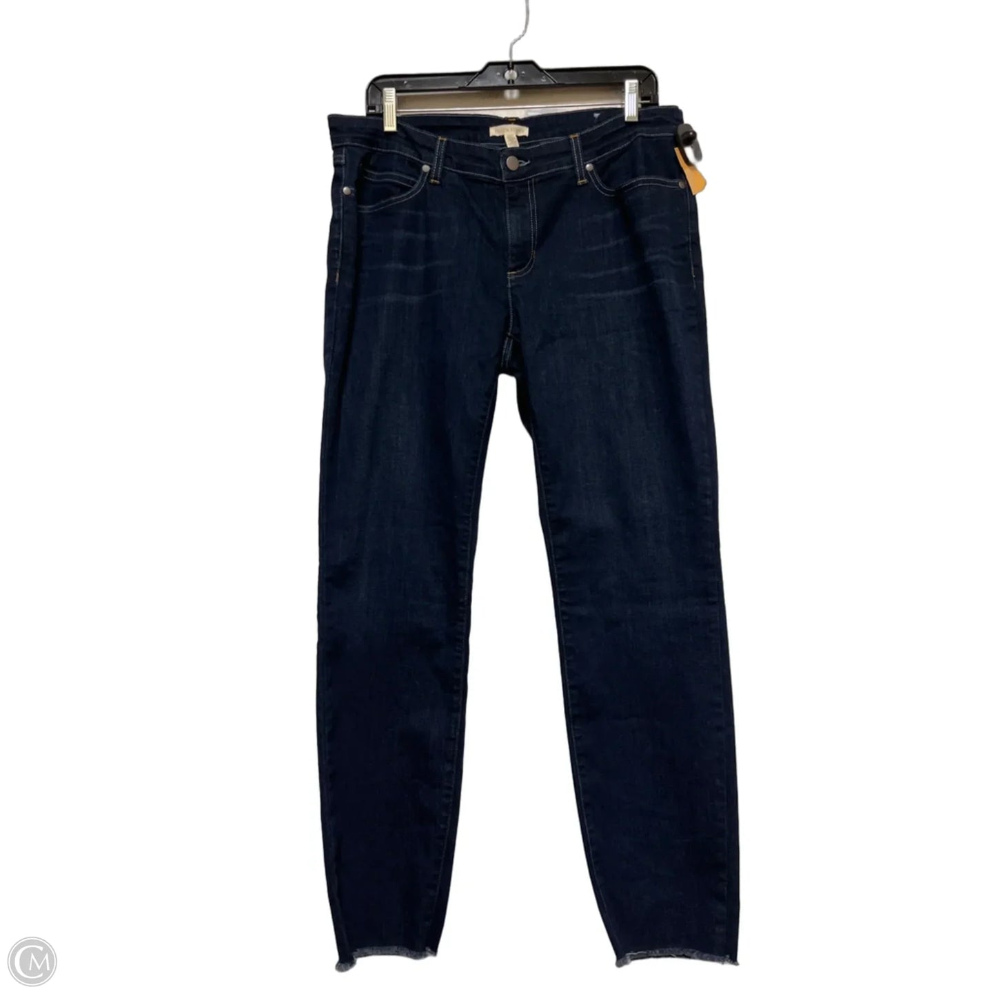 Jeans Straight By Eileen Fisher In Blue Denim, Size: 12