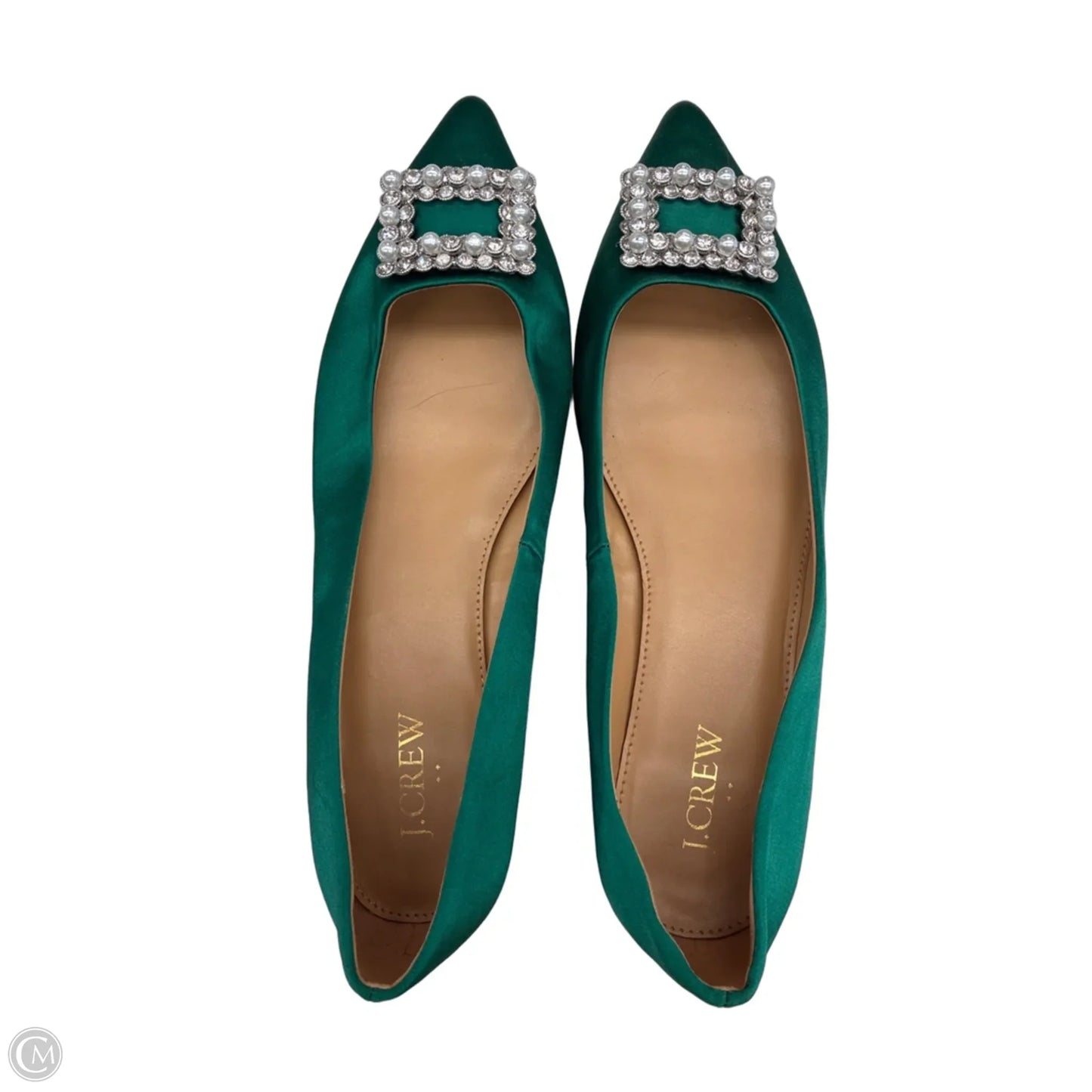 Shoes Flats By J. Crew In Green, Size: 8