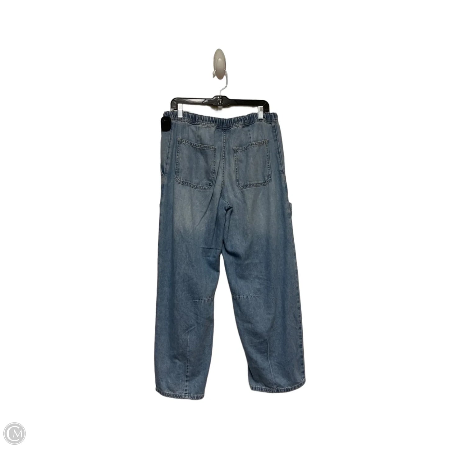 Jeans Wide Leg By Lucky Brand In Blue Denim, Size: 0