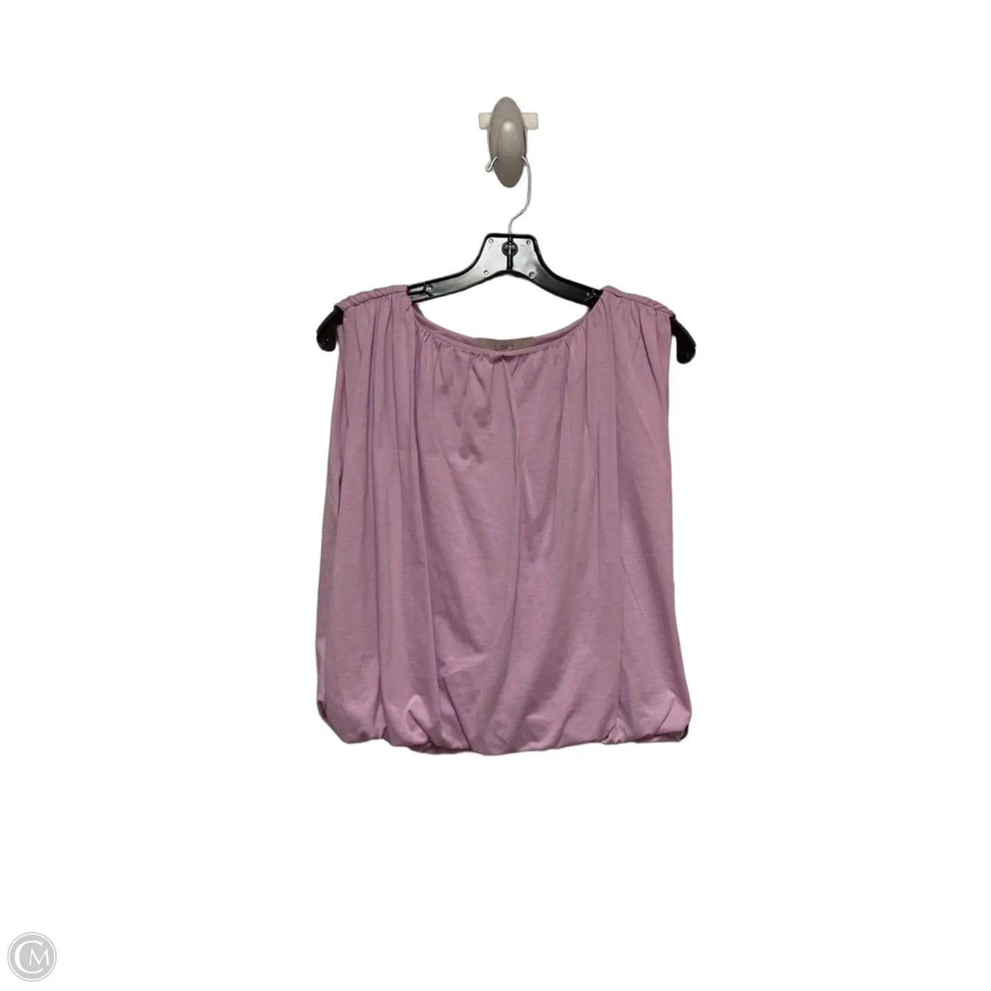 Top Sleeveless By Loft In Pink, Size: S