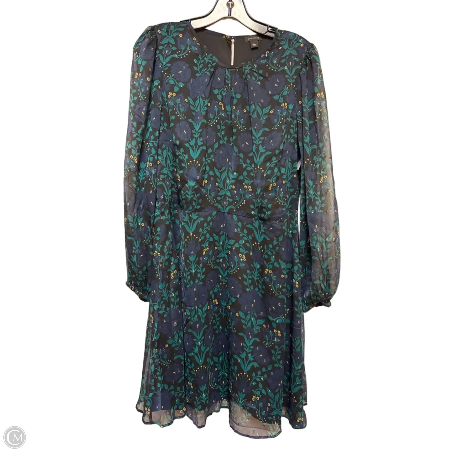 Dress Casual Short By Ann Taylor In Floral Print, Size: M