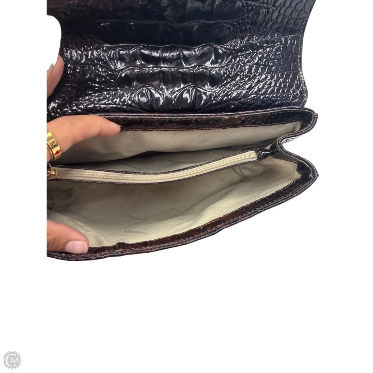 Crossbody Designer By Brahmin, Size: Medium