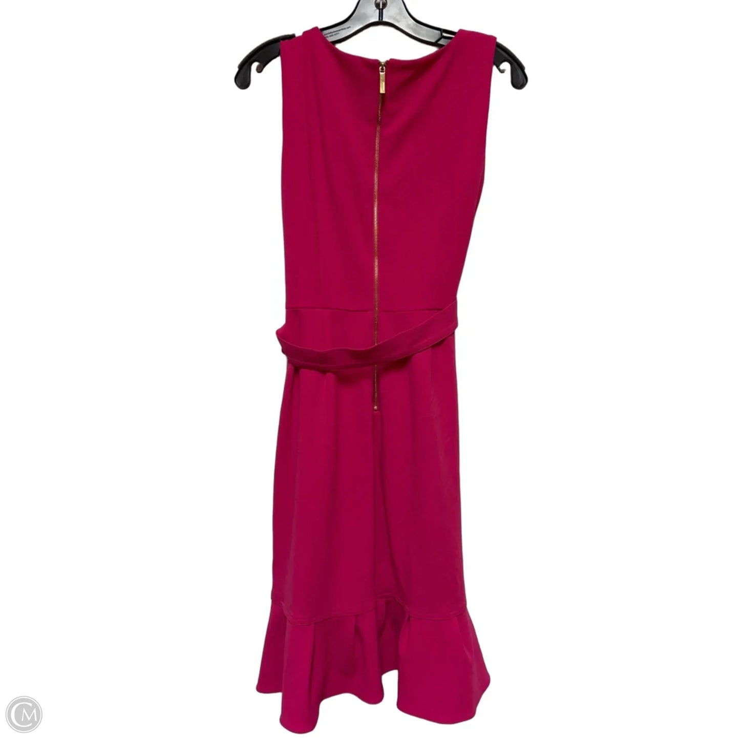 Dress Casual Short By Calvin Klein In Pink, Size: S