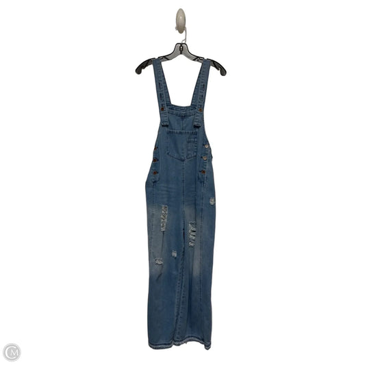 Overalls By Clothes Mentor In Blue Denim, Size: S
