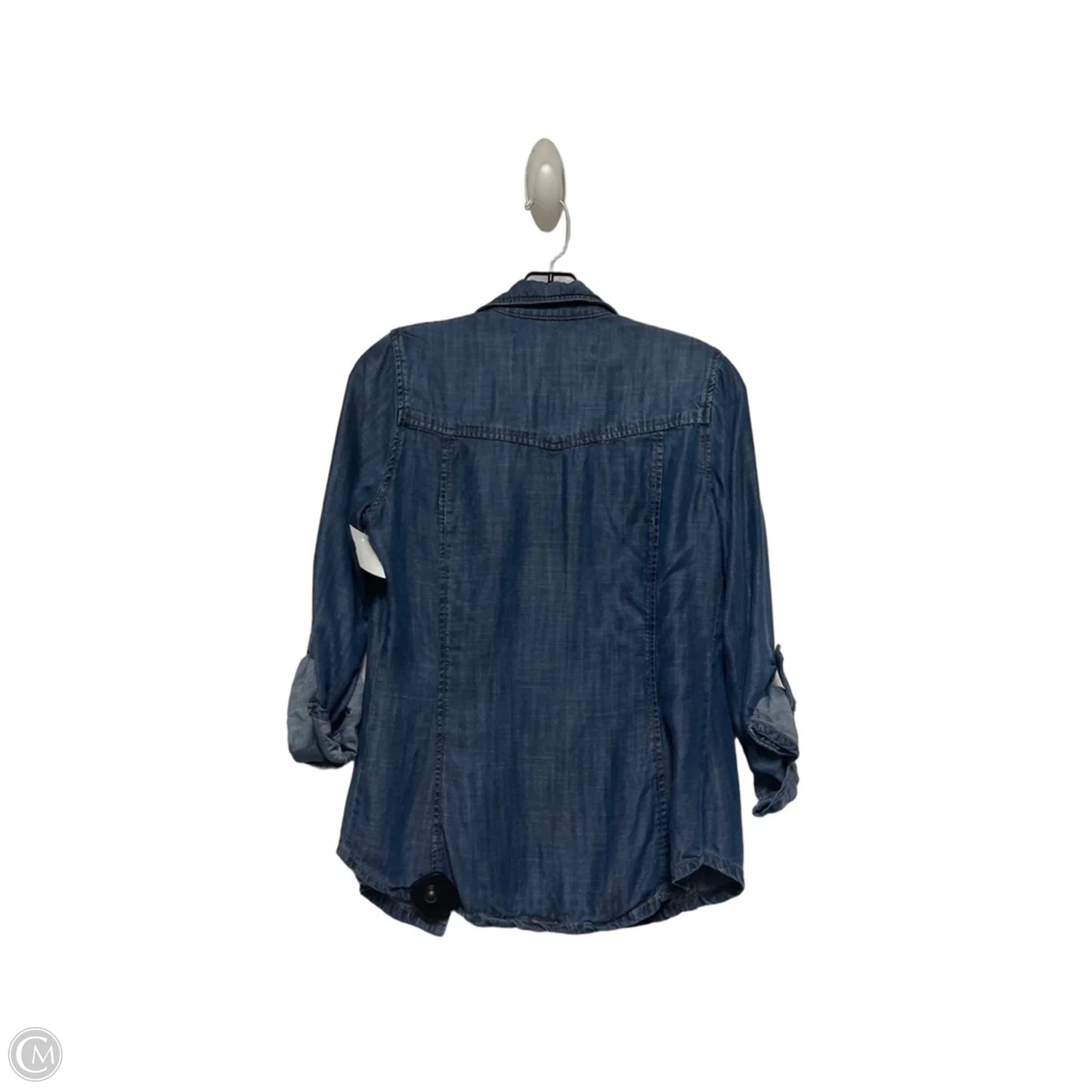 Top Long Sleeve By Bella Dahl In Blue, Size: Xs