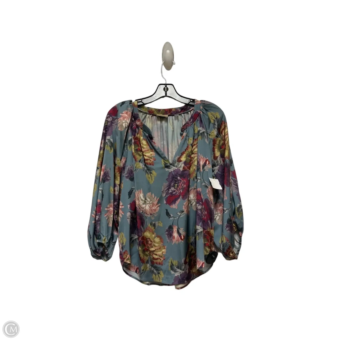 Top Long Sleeve By Elie Tahari In Floral Print, Size: Sp